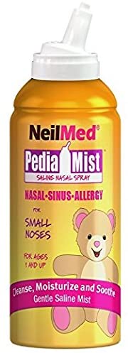 NeilMed PediaMist Saline Spray for Small Noses, 2.53 oz
