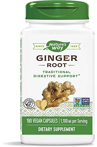 Nature's Way Premium Ginger Root 100 Capsules