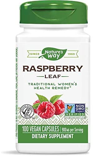 Nature's Way Red Raspberry Hojas 450 mg