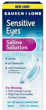 Bausch & Lomb Sensitive Eyes Saline Solution 12 Fl Oz