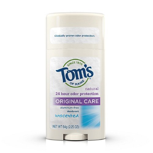 Tom's Natural Aluminum Free Deodorant Stick, Unscented 2.25 oz