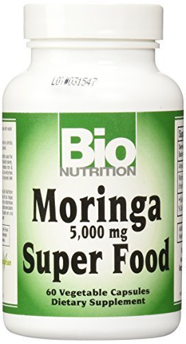 Bio Nutrition Moringa Super Food 5000 mg 60 Vegetable Capsules