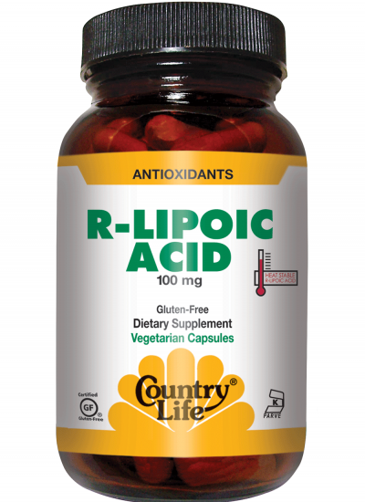 Country Life Biochem R-Lipoic Acid 100mg 60 Vegetable Capsules