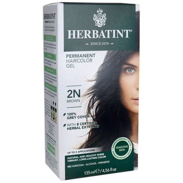 Herbatint Permanent Haircolor Gel 2N Brown
