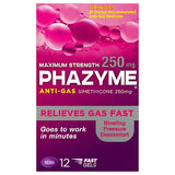 Phazyme Máxima resistencia al alivio de gas 250 mg Softgels