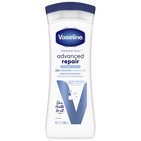 Vaseline Intensive Care Advanced Repair Unscented Lotion 10 oz