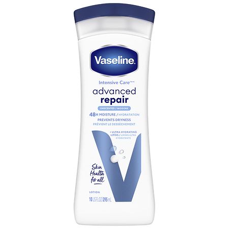 Vaseline Cuidados intensivos Reparación avanzada Loción sin perfume 10 oz