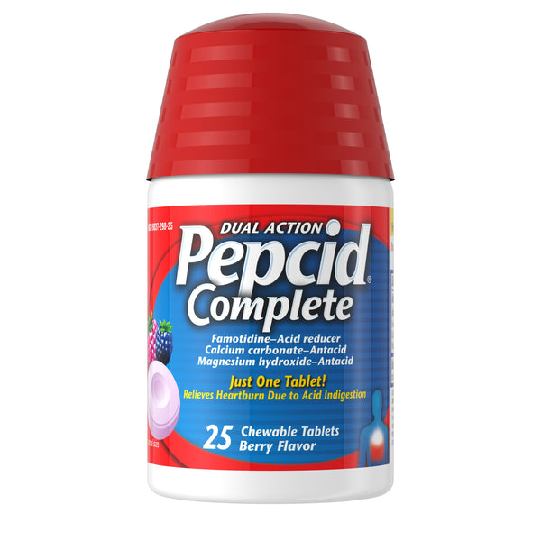 Pepcid Complete Acid Reducer + Antacid Chewable Tablets