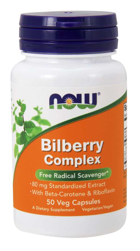 Now Bilberry Complex 80mg