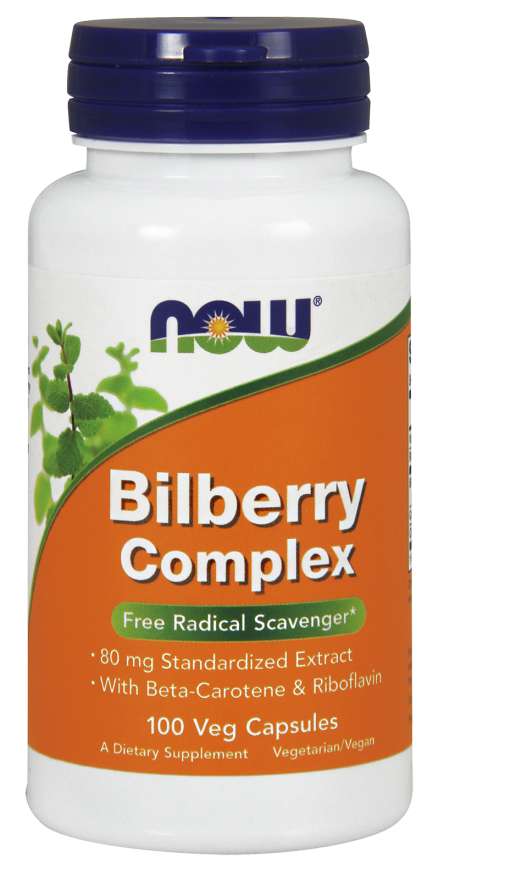 Now Bilberry Complex 80mg