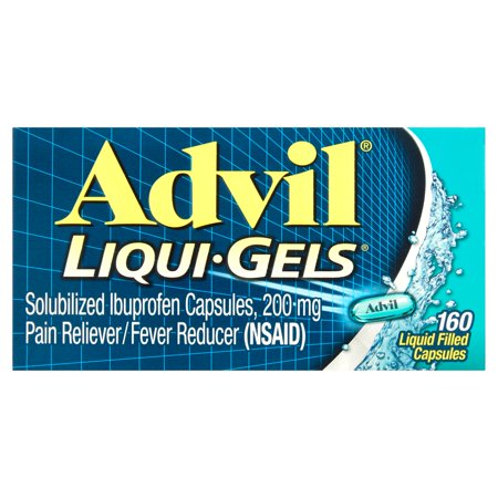 Advil Liqui-Gels Pain Reliever and Fever Reducer, 160 Count