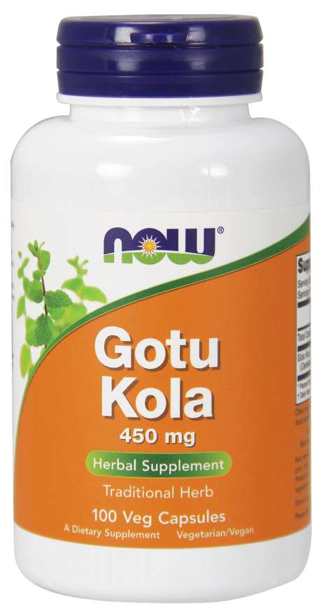 Now Gotu Kola 450mg 100 Vegetable Capsules