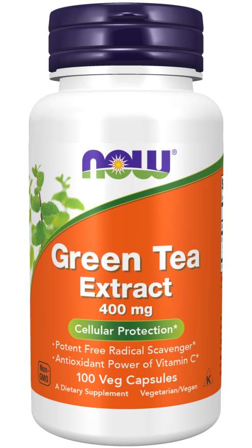 Now Green Tea Extract 400 mg Vegetable Capsules