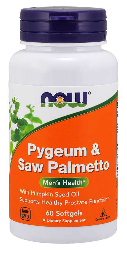 Now Pygeum & Saw Palm Ext 25/80mg 60 Softgels