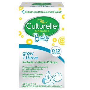 Culturelle Baby Calm Thrive Probiotics + Vitamin D Drops