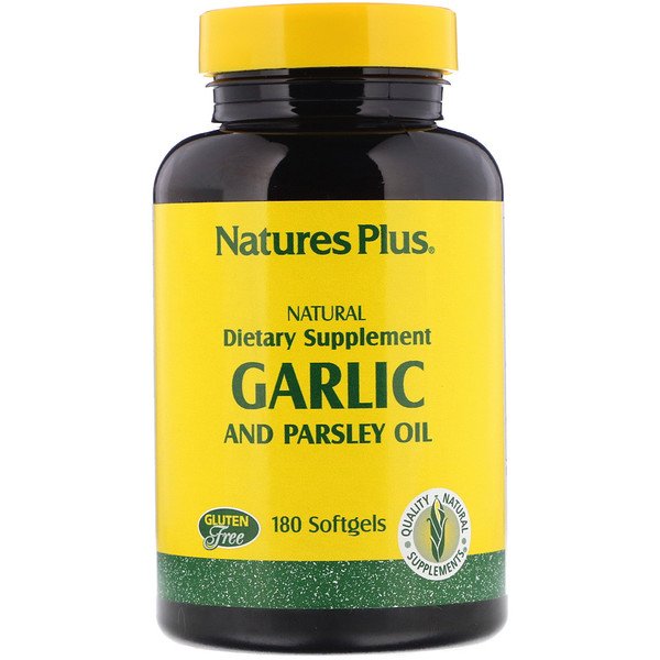 Nature's Plus Garlic and Parsley Oil Softgels