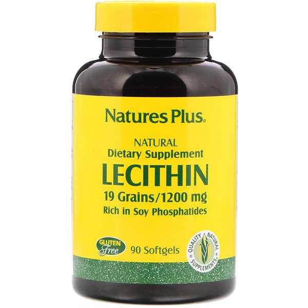 Nature's Plus Lecithin 1200 mg Softgels