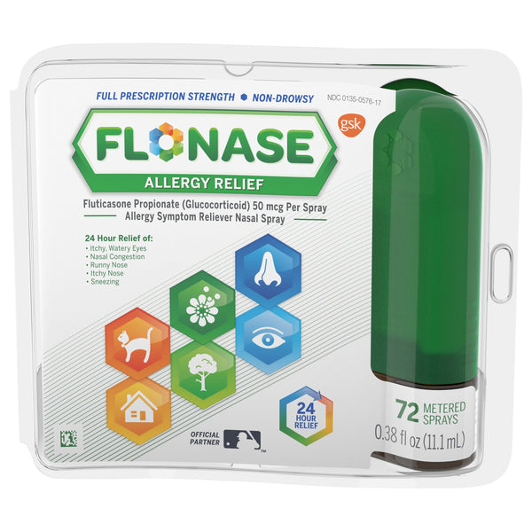 Flonase Allergy Relief Spray, 24 Hour Non Drowsy 72 Sprays