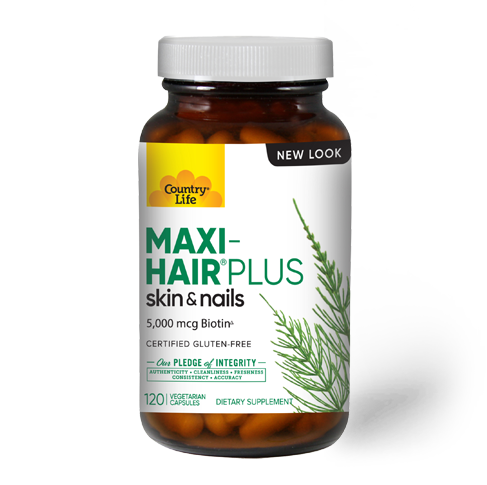 Country Life Maxi-Hair Plus Vegetable Capsules