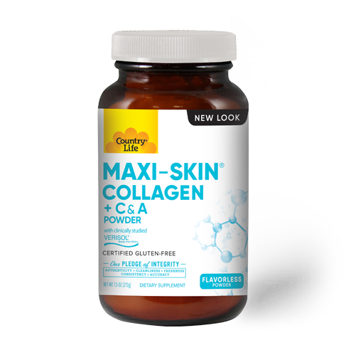 Country Life Maxi-Skin Collagen + C & A Powder
