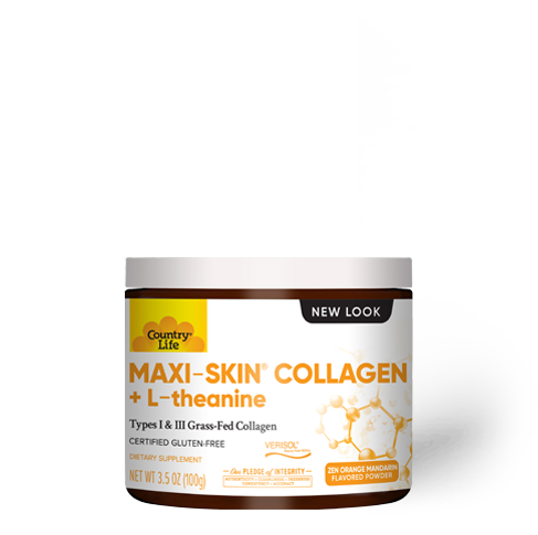 Country Life Maxi-Skin Collagen + L-Theanine