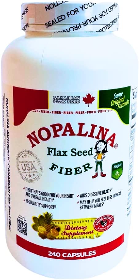 Nopalina Flax Seed Fiber 240 Capsules