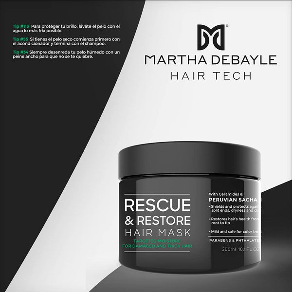 Martha Debayle Rescue & Restore Hair Mask 10.14oz