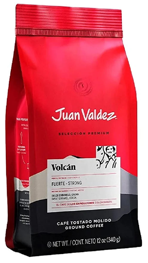 Juan Valdez Café molido de Volcan Premium Colombiano 12 oz