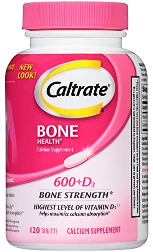 Caltrate Bone Health 600 + D3 Calcium 120 Tablets