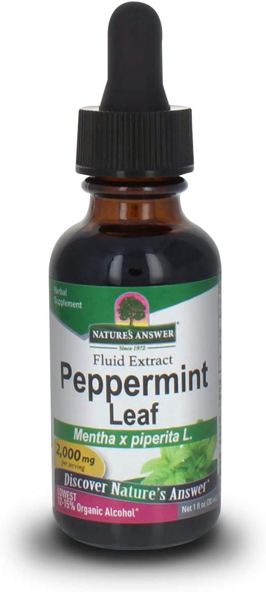NATURES ANSWER PEPPERMINT LEAF EXTRACT 1Oz