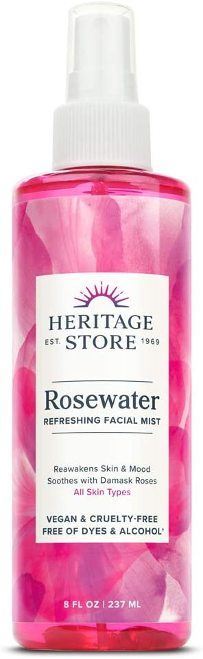 Heritage Store Rosewater 4 Oz