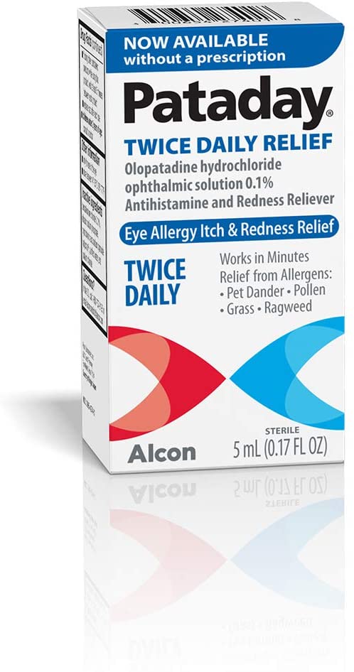 Pataday Twice Daily Eye Allergy Itch Relief Eye Drops 5 ml