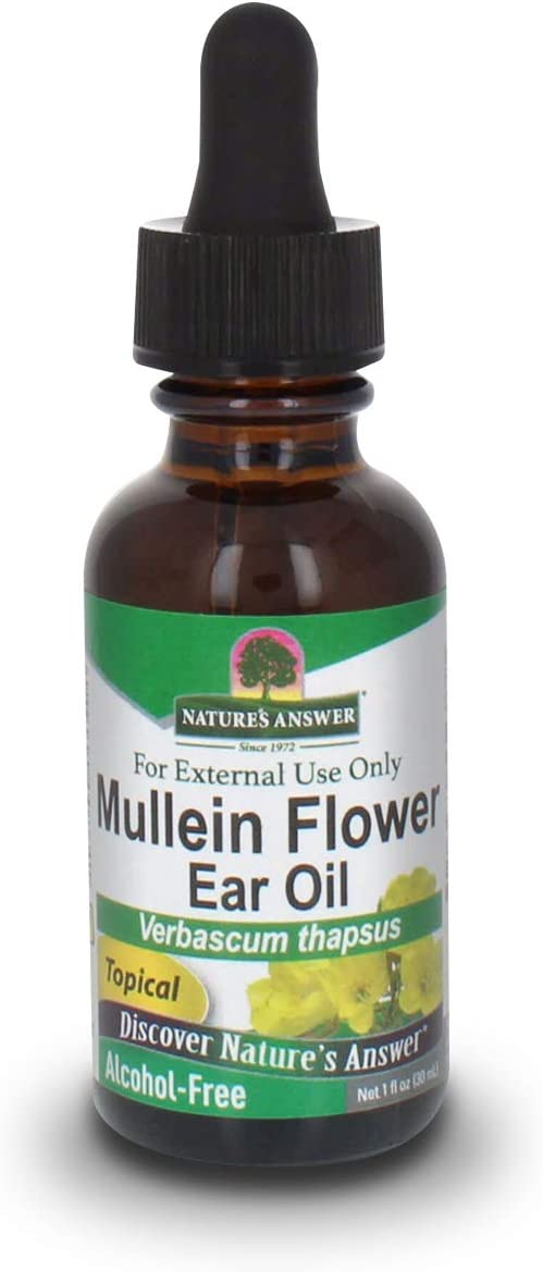 NATURES ANSWER MULLEIN FLOWER EAR OIL 1Oz