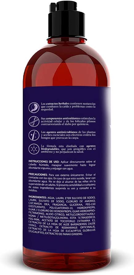 El botánico de Rosemary Oil Champo 14 oz