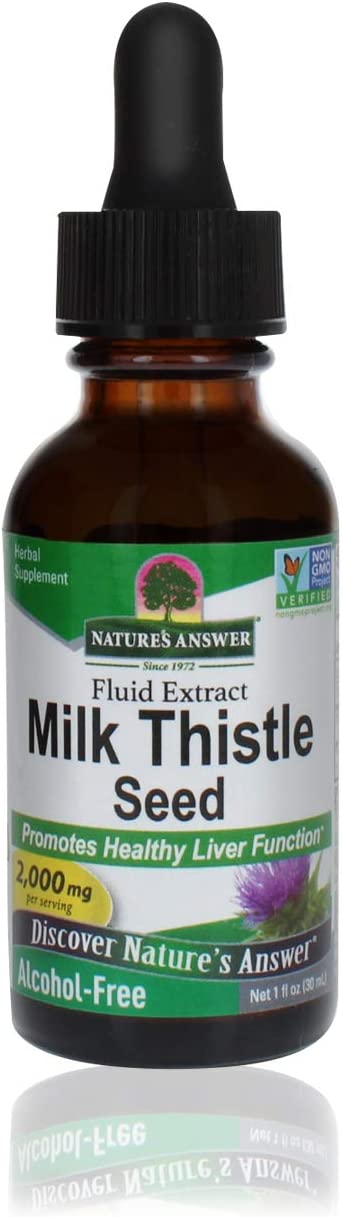 NATURES ANSWER MILK THISTLE  SEED 1 Oz