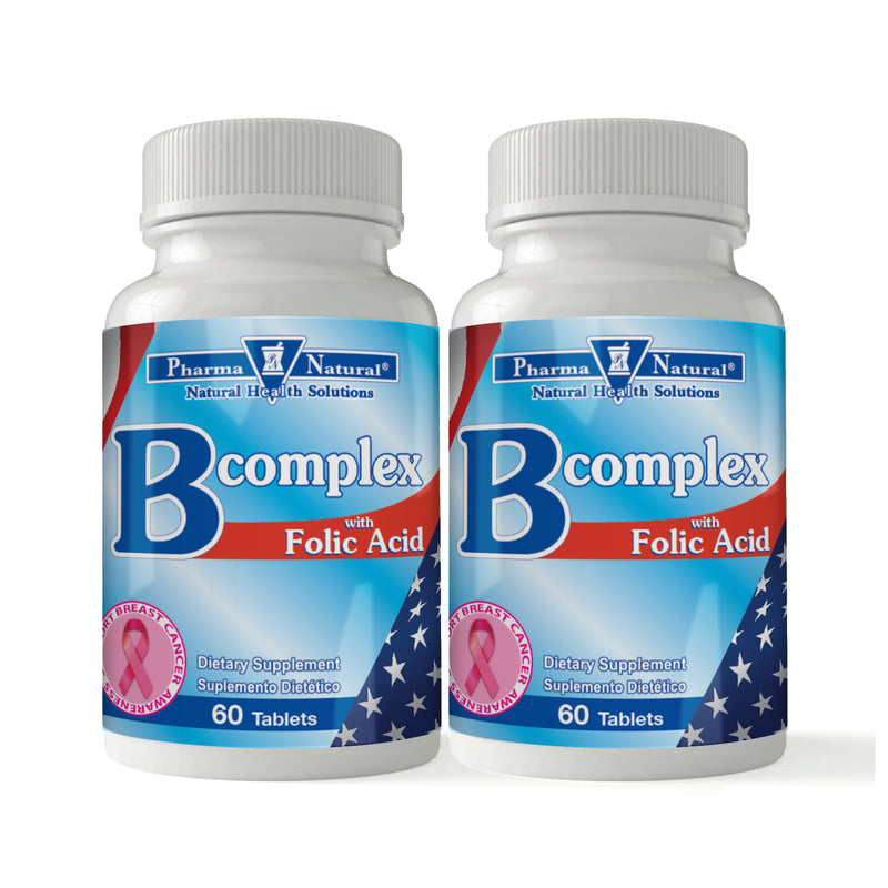 Bcomplex Pharma Natural B Complex with Folic Acid Capsules – Locatel Health ...