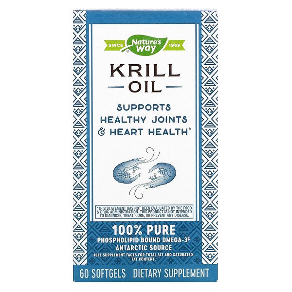 Nature's Way Krill Oil 500 mg Softgels