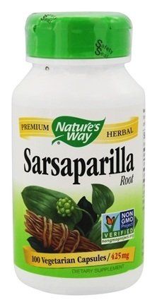 Nature's Way Sarsaparilla Root 425 mg Vegetable Capsules