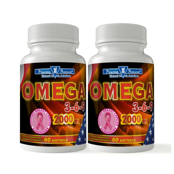 Pharma Natural Omega 3-6-9 Twin Pack 2000mg Softgels