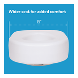 Carex Toilet Seat Raised Adds 5 1/2In