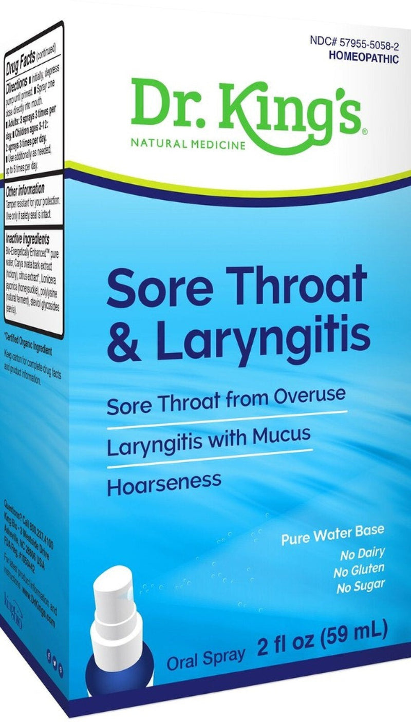 Dr. King's Sore Throat & Laryngitis 2Oz