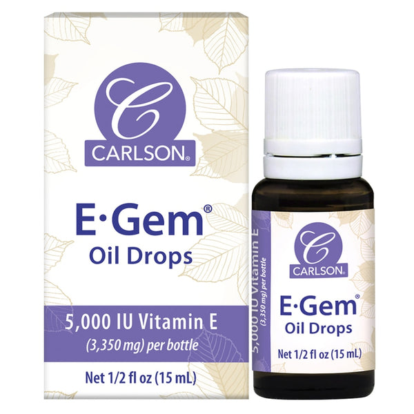 Carlson E-Gem Oil Drops 0.5Oz
