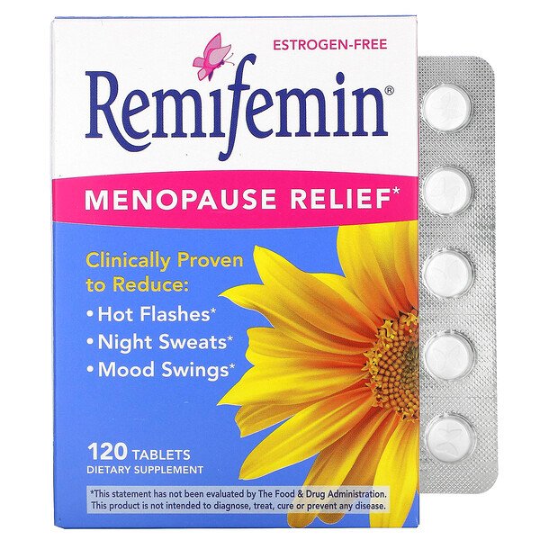 Nature's Way Enzymatic Therapy Remifemin Menopause Relief 120 Tablets