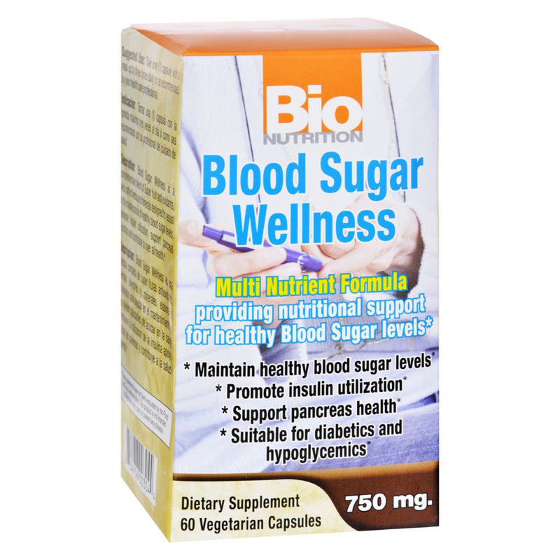 Bio Nutrition Blood Sugar Wellness 60 Vegetarian Capsules