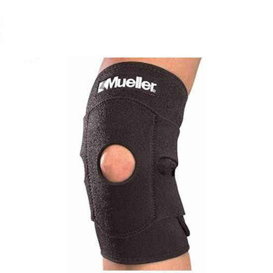 Soporte de rodilla ajustable de Mueller, rótula abierta,