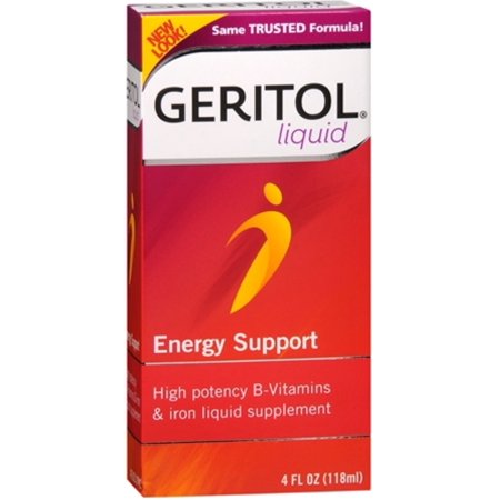 Soporte de energía líquida de geritol, 12 fl oz