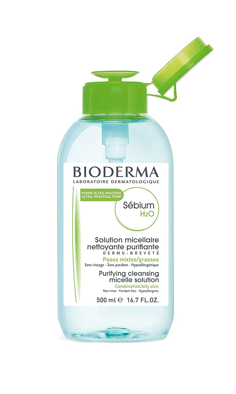 Bioderma Sebium H2o Purifying Cleansing Micelle Solution 16.7oz (Pump)