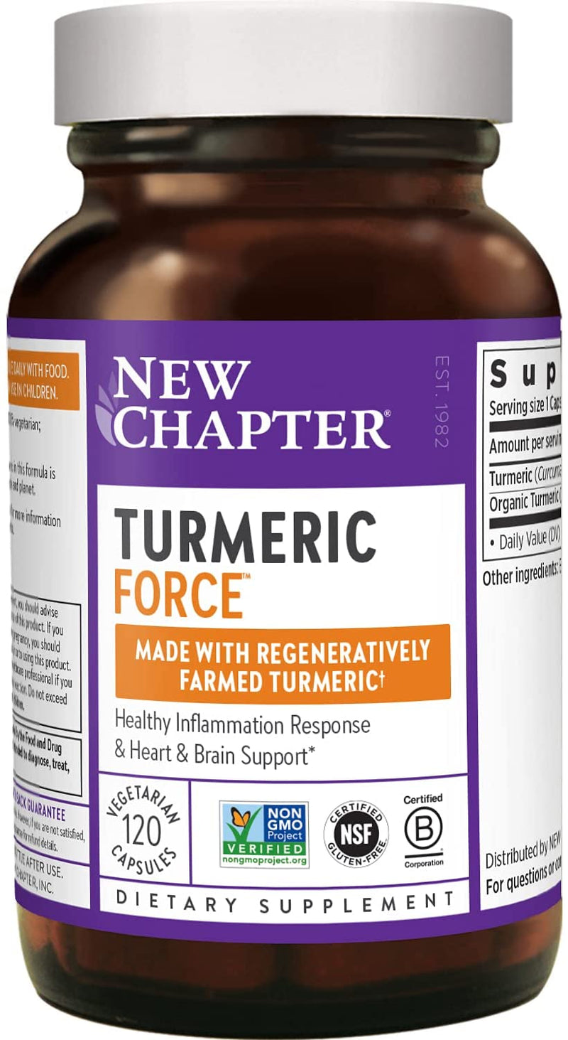New Chapter Turmeric Force 120 Vegetable Capsules