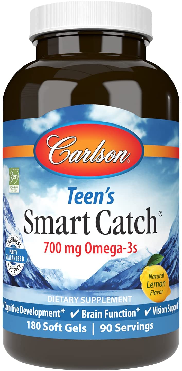 Carlson Smart Catch 700mg Teens 90 Softgels