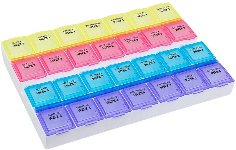 Ezy Dose Monthly Medtime (28-Day) Pill Planner Monthly Pill Organizer